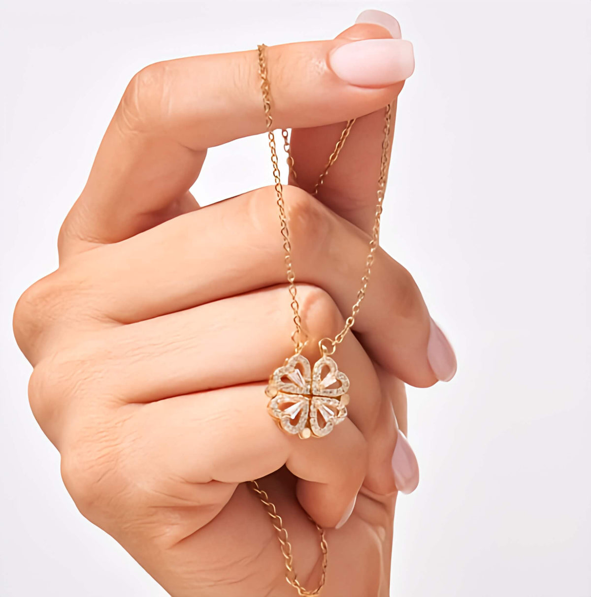 Collar del corazón de la suerte